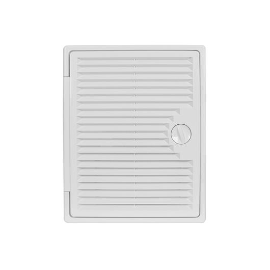 Műanyag szervizajtó szellőzőrácsal 150x100 mm